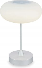 Briloner Led elemes asztali lámpa IP44 3W 350lm króm 12,5cm újratölthető