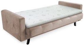 ID LISSZABON kanapéágy tárolóval - krémszínű