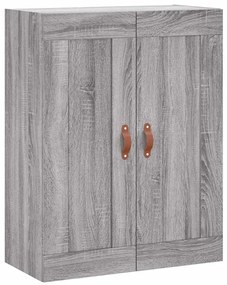 szürke sonoma szerelt fa fali szekrény 69,5 x 34 x 90 cm