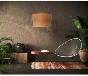 Duolla - Csillár zsinóron ETNIC 1xE27/40W/230V átm. 45 cm bézs