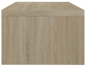 sonoma tölgy színű szerelt fa monitorállvány 42 x 24 x 13 cm
