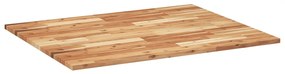 olajbevonatú tömör akácfa íróasztallap 100 x 80 x 2 cm