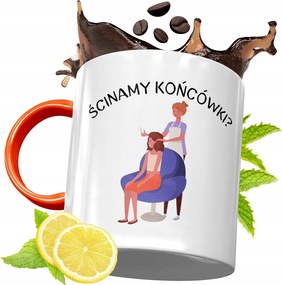 Narancssárga Bögre Fodrásznak Fodrász Ajándék fényképes nyomtatással