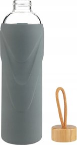 Fcsdetail boroszilikát üvegpalack védőborítással, 1 literes