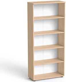 Szekrény, 5 rendező magas, nyitott, polcos, MAYAH Freedom SV-02, tölgy (IBXSZ02T)
