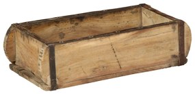 4 db tálca 30x15x9 cm tömör újrahasznosított fa