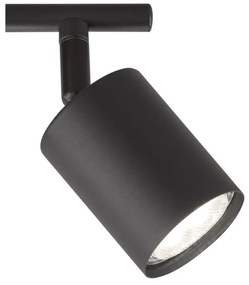 Fekete fém LED spotlámpa 8x30 cm Vano – Fischer &amp; Honsel
