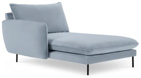 Világoskék bársony heverő (bal oldali) Vienna – Cosmopolitan Design