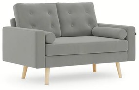 MANDI VELVET szürke 2 személyes kanapé