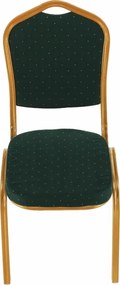 Rákásolható szék, zöld/arany festés, ZINA 3 NEW