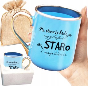 Bögre Nyomott Mintával Öregkorra Öregnek És Jónak Fog Tűnni Tetoválás Print