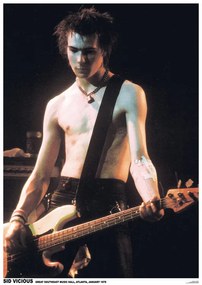 Plakát Sid Vicious - Atlanta 1978