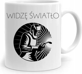 Ajándék Bögre Hegesztőnek Látom A Fényt fényképes nyomtatással