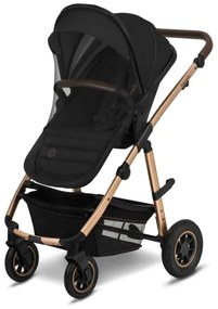 Lionelo - AMBER 2 az 1-ben kombinált babakocsi Black Onyx