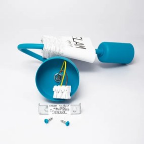 Fali lámpa OXFORD 1xE27/15W/230V kék