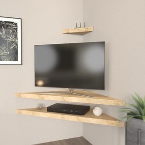 Mensi TV-állvány, tölgy, 120 cm