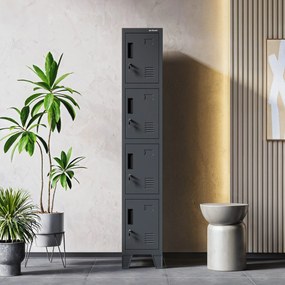 ROBERT 1 Plus rekeszes öltözőszekrény 292 x 1720 x 450 mm