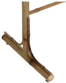 Natúr színű bambusz ruhatartó állvány 50x150x40 cm Manali – Ixia