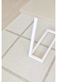 Krémszínű kültéri-beltéri futószőnyeg 70x150 cm Ada Fossil – Pappelina