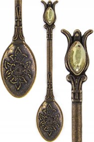 Teáskanál Cukorkakanál Dekoratív Vintage Keleti Török Stílusos