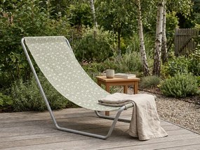 Összecsukható strandnyugágy SAND FLOWERS, zöld