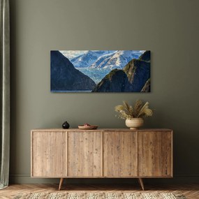 Tájkép hegyekkel (120x50 cm)
