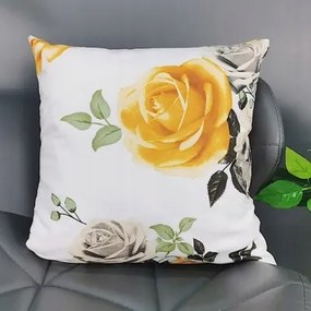 Ágyneműhuzat prémium pamut mintás 1287 Tea Rózsa 50x60