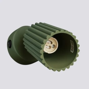 Sollux SL.1617 - Fali spotlámpa KARBON 1xGU10/10W/230V zöld