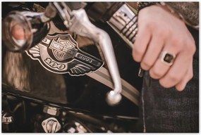 Poszterek 120x80 Motorkerékpår Klasszikus Motor