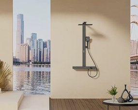 Termosztátos zuhanyrendszer BSE1719 LED-kijelzővel, több színben — Fehér-B