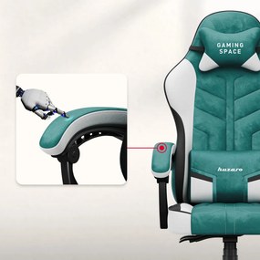 Force Gamer szék, forgó, ergonomikus, zöld