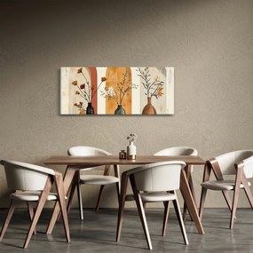 Kép - Vázák boltívekben (120x50 cm)
