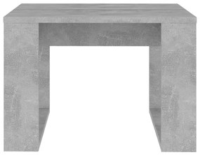 Betonszürke szerelt fa kisasztal 50 x 50 x 35 cm