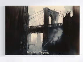 Canvas Város New York Brooklyn Híd Brooklyn 120x80