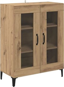 vidaXL Széf Artisan tölgy 69,5 x 34 x 90 cm Műszaki fa és vas