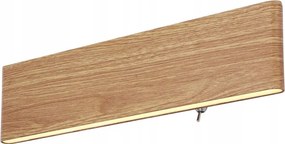 Siegfried fából készült fali lámpa kapcsolóval