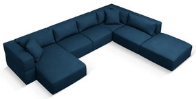 Kék sarokkanapé (jobb oldali-"U" alakú) Esther – Milo Casa