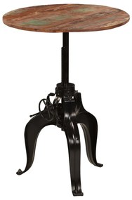 Újrahasznosított tömör fa bárasztal 75 x (76-110) cm
