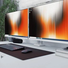 Monitor asztali állvány két monitorhoz, 15" - 32", állítható fehér