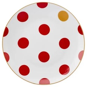 24 darabos színes porcelán étkészlet