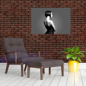 Egy elegáns nő képe (90x60 cm)