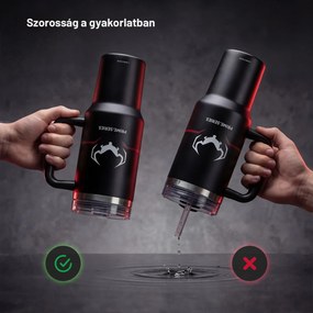 Termosz bögre fogantyúval fekete Diablo Burned Black