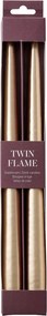 TWIN FLAME gyertya 31cm 2 db , arany
