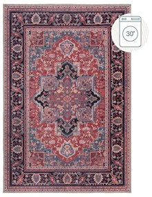 Borvörös mosható szőnyeg újrahasznosított szálkeverékből 120x170 cm Windsor – Flair Rugs