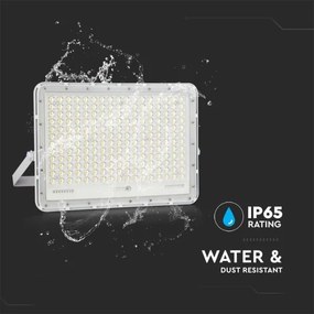 LED Kültéri napalemes reflektor LED/30W/3,2V 4000K fehér + + távirányító