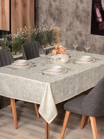Lavinia 220 asztalterítő 155 × 220 cm, krémszínű