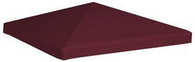 bordó pavilon tetőponyva 310 g/m² 3 x 3 m