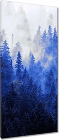 Vászonkép 55x115 Kék táj Hegyek