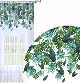 Függöny Kész 140x250 Fátyol Festett Béka Mintás 002