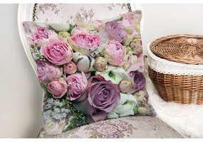 Roses pamutkeverék párnahuzat, 45 x 45 cm - Minimalist Cushion Covers